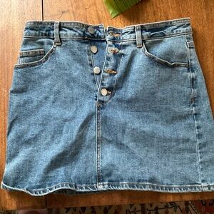 Blue Denim/Jean Mini Skirt